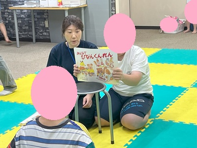 避難訓練と花火♪